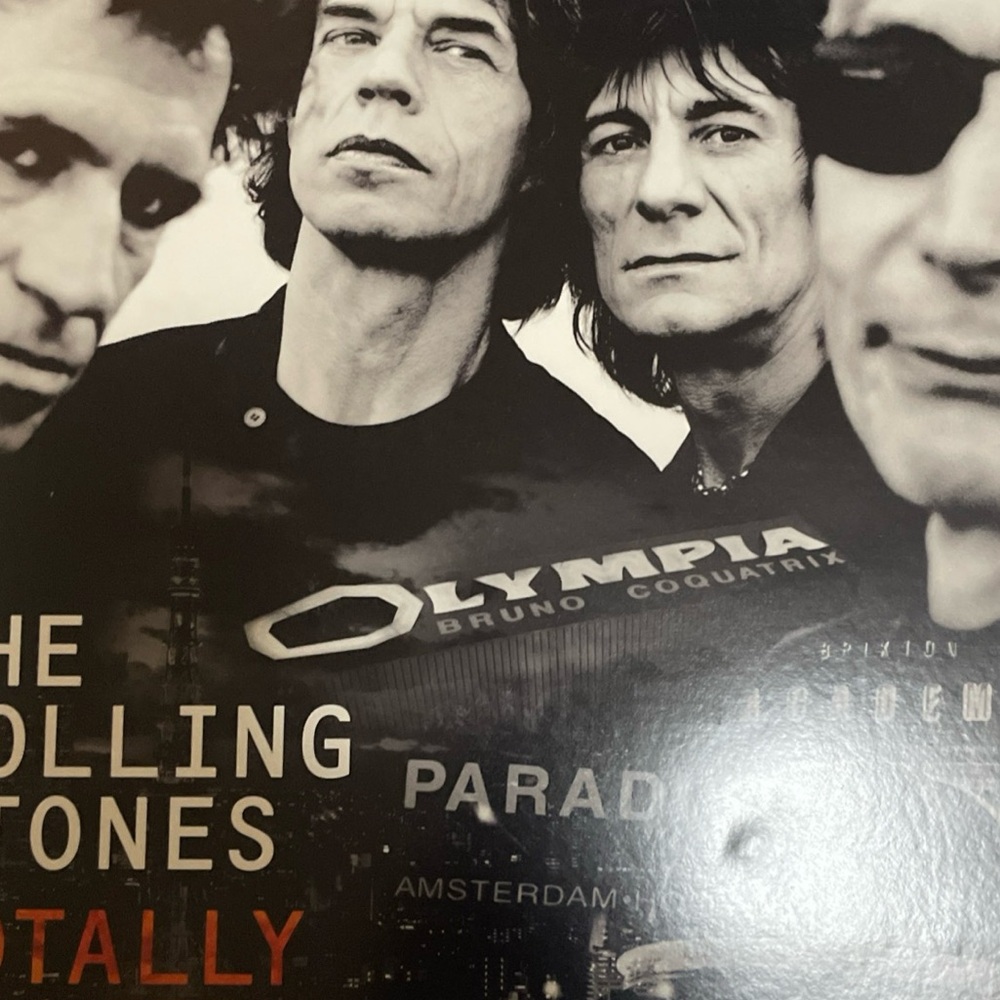 Rolling Stones Olympia Concert Poster